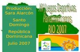 Dominicana en Panamericanos Río 2007