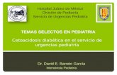 Cetoacidosis diabética en el servicio de urgencias pediatría