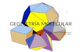 Geometría molecular e hibridación de orbitales atómicos