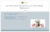 Iff m3-productos de inversión en carteras y el ahorro-previsión