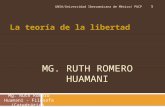 Teoría de la libertad  ruth romero h
