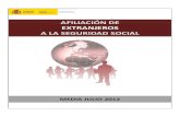 Afiliación de extranjeros a la Seguridad Social - Julio 2012