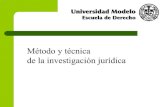 Métodos y técnicas de la investigación jurídica ii