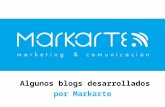 Presentacion blogs Markarte