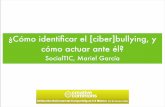 Cómo identificar el bullying y actuar ante él