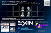 18º Webinar EXIN en Castellano: Consideraciones al optar por una solución SaaS frente a adquirir/desarrollar un software nuevo