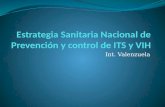 Estrategia sanitaria nacional its vih   flor valenzuela