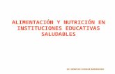 Alimentación y Nutrición en Instituciones Educativas Saludables