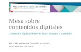 Boris Mir -  Mesa sobre contenidos digitales - educared 2011
