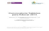 Documento técnico bases convocatoria tabletas para educar 2014