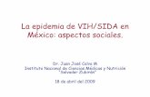 La epidemia de VIH/SIDA en México: aspectos sociales