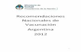 Guía Recomendaciones Vacunación 2012