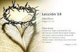 Lección 14 - Obedece