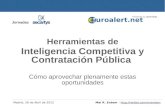 Herramientas de Inteligencia Competitiva y Contratación Pública: Cómo aprovechar plenamente estas oportunidades