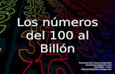 Vocabulario: los números del 100 al billón