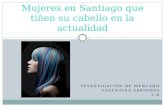 Investigación de mercado tinturas de cabello en mujeres chilenas entrevista encuesta publicidad
