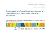 IV Seminario Regional de Agricultura y Cambio Climático - Milagro Saborio