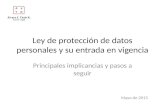 Ley de Protección de Datos Personales 29733 y su Reglamento (primera edición)