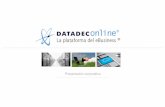 Presentacion DATADEC Online