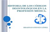 Historia de los códigos deontológicos en la profesión médica