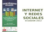 Internet y redes sociales en Ecuador