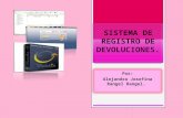 4. sistema de registro de devoluciones. alejandra rangel rangel