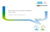 Informe de evaluación del PIP 2011-13
