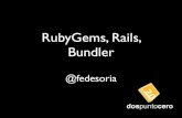 RubyGems, Rails, Bundler