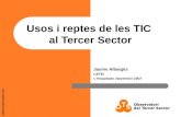 Usos i reptes de les TIC al tercer sector