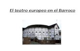 El teatro europeo del barroco