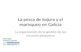 Presentación la pesca de bajura y el marisqueo en Galicia