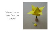 Cómo hacer una flor de papel
