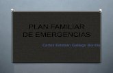 Plan familiar de emergencias