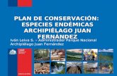 Plan de conservación: especies endémicas del Archipiélago Juan Fernández