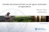 Estudio del potencial del uso de aguas residuales en agricultura en Argentina