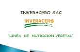 Linea Nutricional INVERACERO SAC  al 17 abr 2014