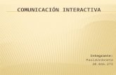 Presentación de comunicacion iteractiva