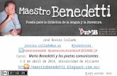 Maestro Benedetti 2 abril 2104 Poesía para la didáctica de la lengua y la literatura