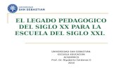 El legado pedagogico_siglo_xx