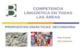 Competencia lingüística en las areas de Secundaria