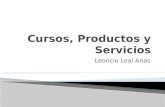Cursos, Productos Y Servicios Web