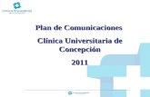 Plan Comunicación Estratégica Clínica Universitaria de Concepción.