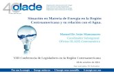 El agua y la generación de energía - Manuel Manzanares, Organización Latinoamericana de Energía (OLADE)