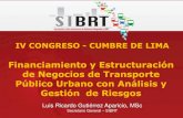 Financiamiento y Estructuración de Negócios de Transporte Público con Análisis y Gestión de Riesgos - Luis Gutiérrez