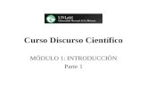 Discurso científico - Módulo 1