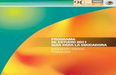 Programa de Estudio 2011. Guía para la Educadora (Educación Básica Preescolar)