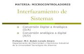 Interfazamiento De Sistemas Digital Analogo