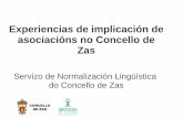Experiencias de implicación de asociacións no Concello de Zas