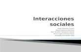Interacciones sociales