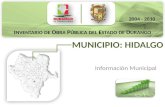Hidalgo - Inventario de Obra Pública 2004 - 2010